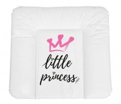 Přebalovací podložka, měkká, Little Princess, 85 x 72 cm, bílá, Nellys