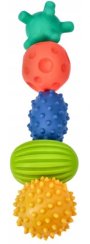 Edukační, senzorické pastelové míčky/ježečci Hencz Toys , 5ks v krabičce