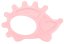 Canpol Babies Elastické kousátko - různé tvary, růžová/červená
