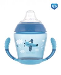 Canpol babies Nevylévací hrníček Toys - modrý