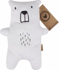 Mazlíček, hračka pro miminka Z&amp;Z Maxi Bear 46 cm, bílý