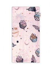 Baby Nellys Bambusová plena Lux - Muffin, 75 x 75 cm, růžová