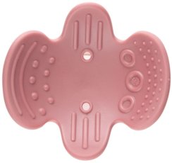Canpol Babies Senzorické chrastítko s kousátkem, růžové