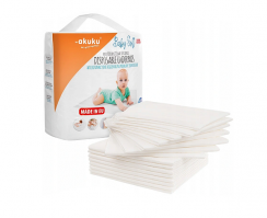 Jednorázové hygienické podložky 40x60cm Akuku Baby Soft - 15ks