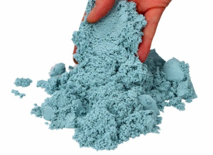 Kinetický písek 1 kg Adam Toys, světle modrý