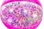 Míč plážový nafukovací glitter Glitter Fusion průměr 41cm 2 barvy v sáčku 2+