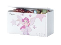 Box na hračky s motivem Little Princess BabyBoo + čalouněné sedalo